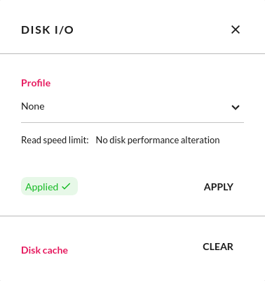 diskio widget