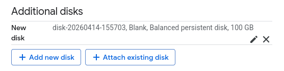 Remove external disk