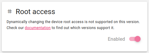 no root access