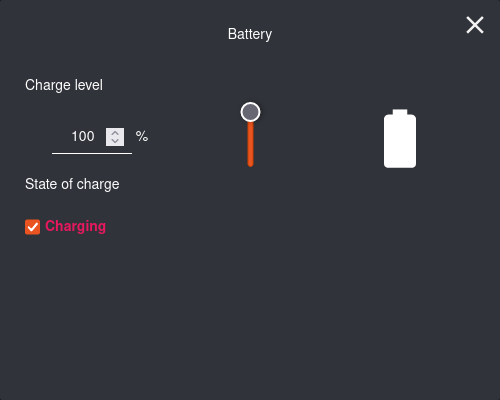 Battery widget
